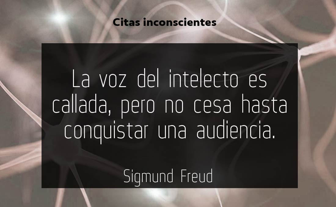Intelecto perseverante - Sigmund Freud