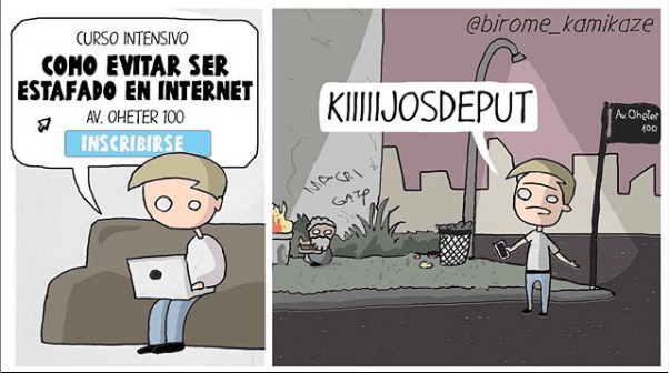 Birome kamikaze sobre esta epoca